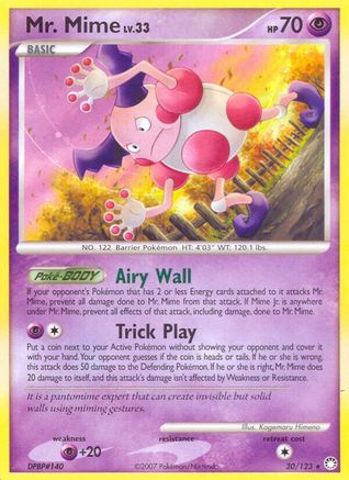 Mr. Mime (30/123) - Mysterious Treasures  - Rare
