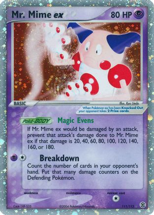 Mr. Mime ex (111/112) - FireRed & LeafGreen Holofoil - Ultra Rare
