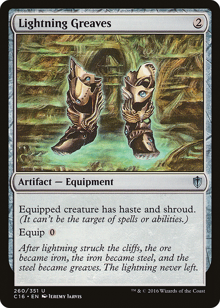 Lightning Greaves (C16-260) - Commander 2016