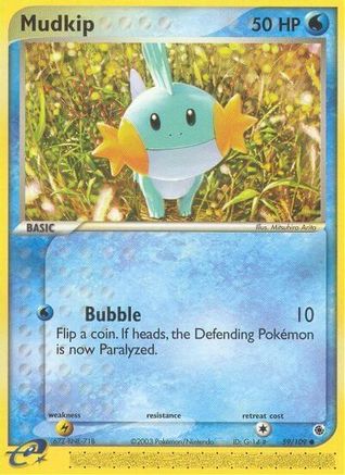 Mudkip 059/109 - Ruby and Sapphire Normal - Common