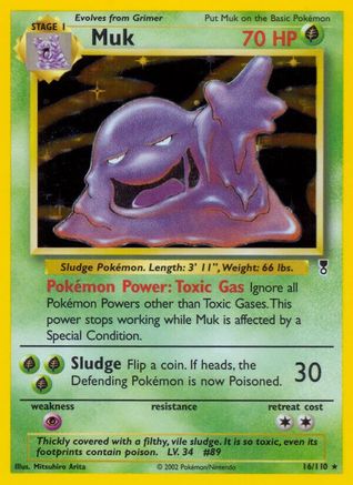Muk 016/110 - Legendary Collection Reverse Holofoil - Holo Rare