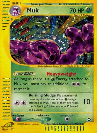Muk (H17) H17 - Aquapolis Holofoil - Holo Rare