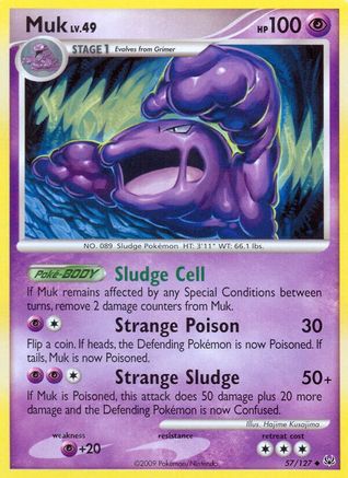 Muk 057 - Platinum Reverse Holofoil - Uncommon