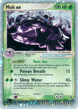 Muk ex 096 - Dragon Holofoil - Ultra Rare
