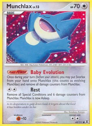 Munchlax (69)  - Rising Rivals Reverse Holofoil