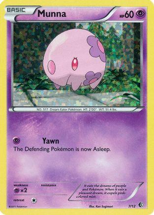 Munna (7/12) - McDonalds Promos 2011 Holofoil - Promo