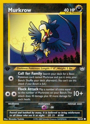 Murkrow 46/64 - Neo Revelation Unlimited