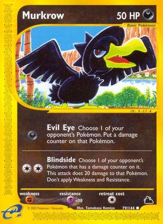 Murkrow 079 - Skyridge Reverse Holofoil - Common