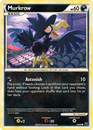Murkrow (58)  - Undaunted Reverse Holofoil