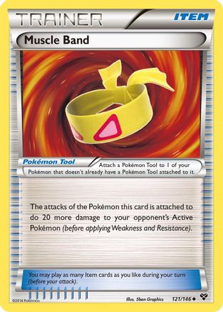 Muscle Band 121/146 - XY Base Set Reverse Holofoil - Uncommon