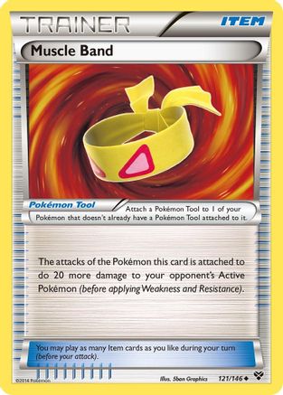 Muscle Band 121/146 - XY Reverse Holofoil