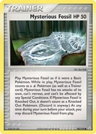 Mysterious Fossil - 092/110 - Holon Phantoms Reverse Holofoil