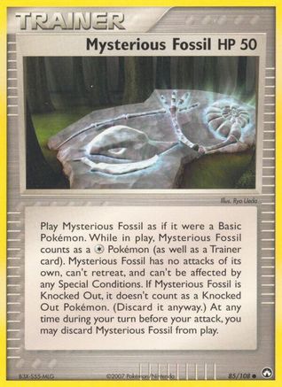 Mysterious Fossil - 085/108 - Power Keepers Normal