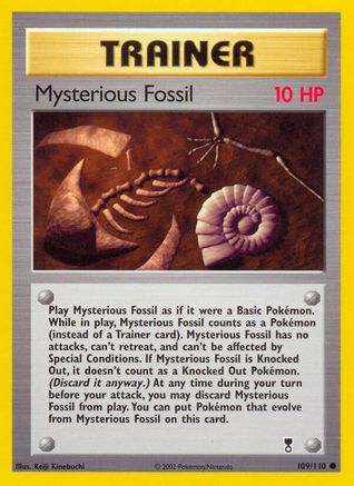 Mysterious Fossil 109/110 - Legendary Collection Reverse Holofoil