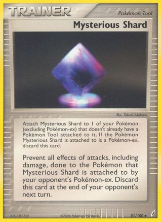 Mysterious Shard 81/100 - Crystal Guardians Reverse Holofoil