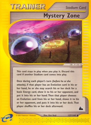 Mystery Zone 137 - Skyridge Normal - Uncommon