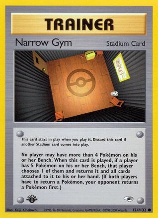 Narrow Gym 124/132 - Gym Heroes 1st Edition