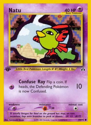 Natu 059/075 - Neo Discovery 1st Edition - Common