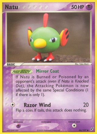 Natu 066/107 - Deoxys Reverse Holofoil - Common
