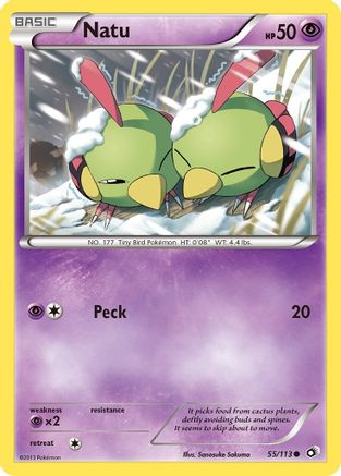 Natu 055/113 - Legendary Treasures Reverse Holofoil - Common
