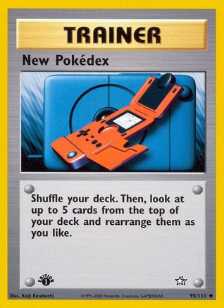 New Pokedex 095/111 - Neo Genesis 1st Edition - Uncommon