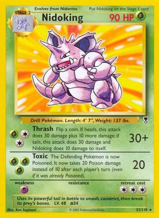 Nidoking 031/110 - Legendary Collection Reverse Holofoil - Rare