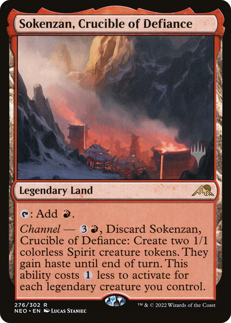 Sokenzan, Crucible of Defiance (PNEO-276P) - Kamigawa: Neon Dynasty Promos Foil