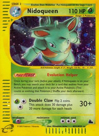 Nidoqueen (H21) H21 - Skyridge Holofoil - Holo Rare
