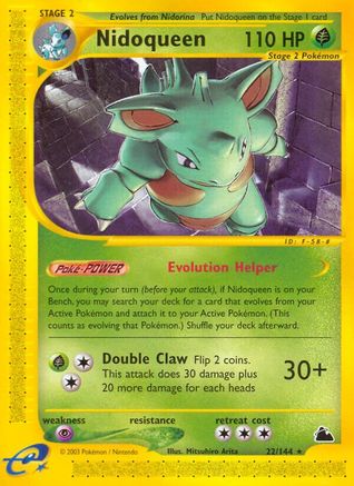 Nidoqueen (22) 022 - Skyridge Normal - Rare
