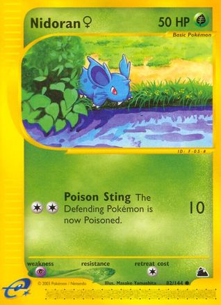 Nidoran F (82) 082 - Skyridge Normal - Common