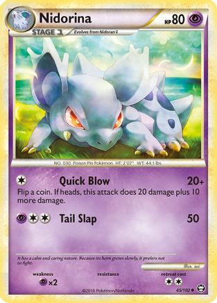 Nidorina 45/102 - HSTriumphant Reverse Holofoil