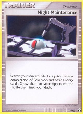 Night Maintenance (113/123) - Mysterious Treasures  - Uncommon
