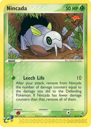 Nincada 068/097 - Dragon Reverse Holofoil - Common