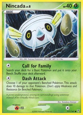 Nincada (117/147) - Supreme Victors Reverse Holofoil - Common