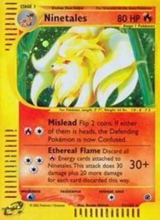 Ninetales (21) 021 - Expedition Reverse Holofoil - Holo Rare