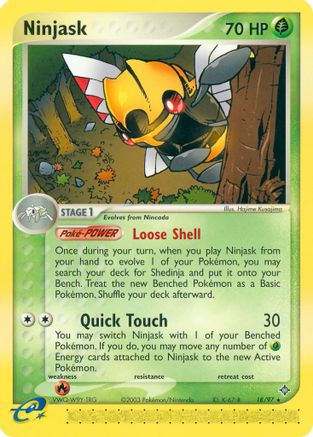 Ninjask 018/97 - Dragon Normal - Rare