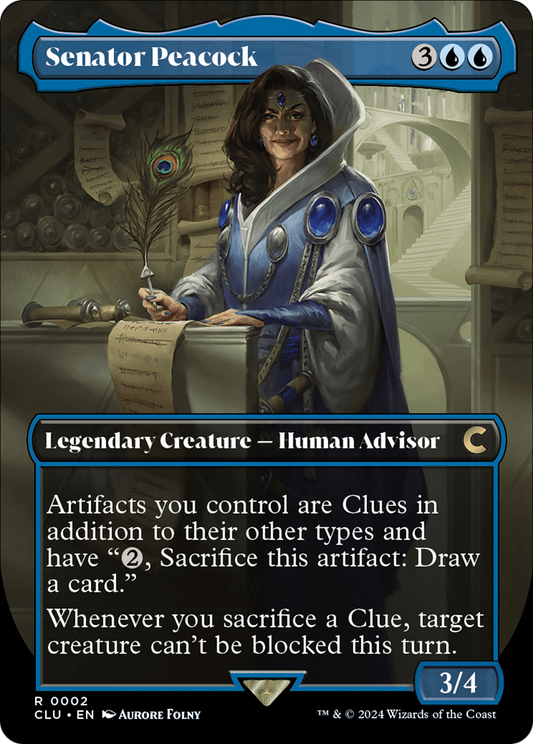 Senator Peacock (CLU-002) - Ravnica: Clue Edition (Borderless)