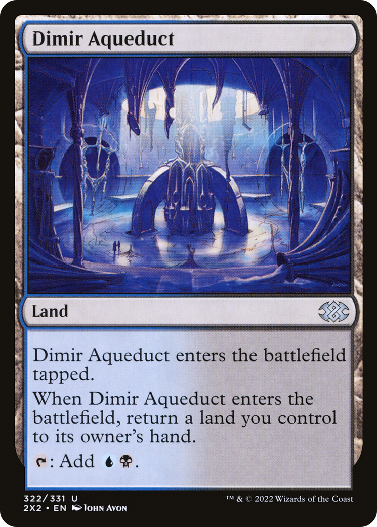 Dimir Aqueduct (2X2-322) - Double Masters 2022 Foil