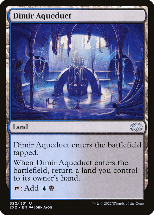 Dimir Aqueduct (2X2-322) - Double Masters 2022 Foil