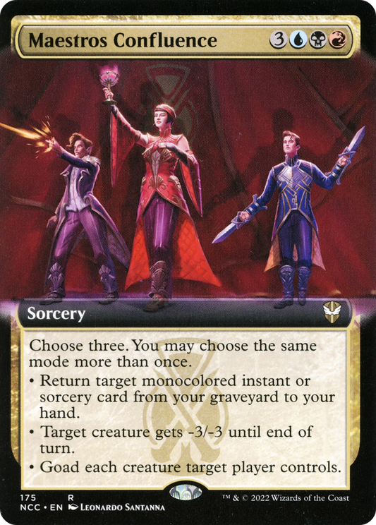Maestros Confluence (NCC-175) - New Capenna Commander: (Extended Art)