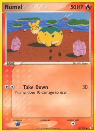 Numel - 059/100 - Crystal Guardians Reverse Holofoil