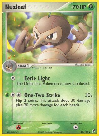Nuzleaf 043 - Deoxys Normal - Uncommon