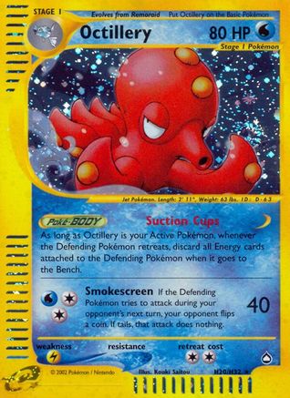 Octillery (H20) H20 - Aquapolis Holofoil - Holo Rare
