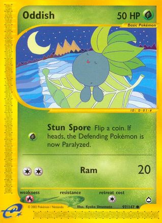 Oddish 097 - Aquapolis Normal - Common