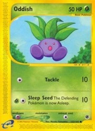Oddish 122/165 - Expedition Normal - Common