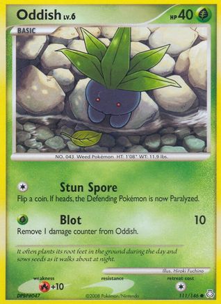 Oddish (111/146) - Legends Awakened  - Common