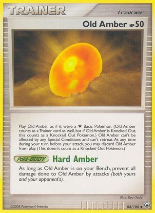 Old Amber (84/100) - Majestic Dawn Reverse Holofoil - Uncommon