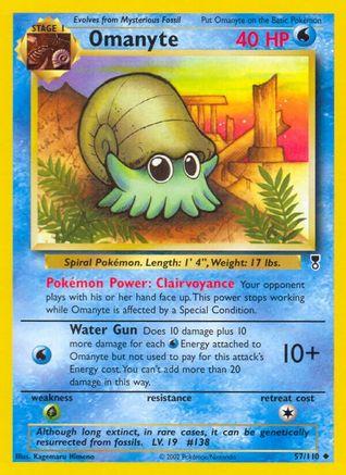 Omanyte 057/110 - Legendary Collection Reverse Holofoil - Uncommon
