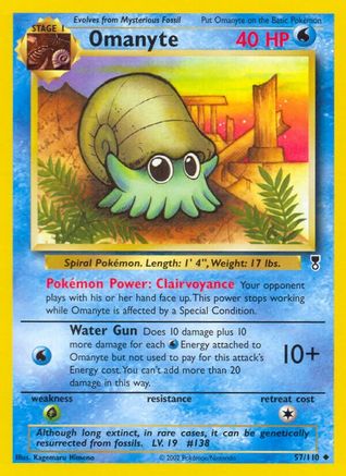 Omanyte 57/110 - Legendary Collection Reverse Holofoil