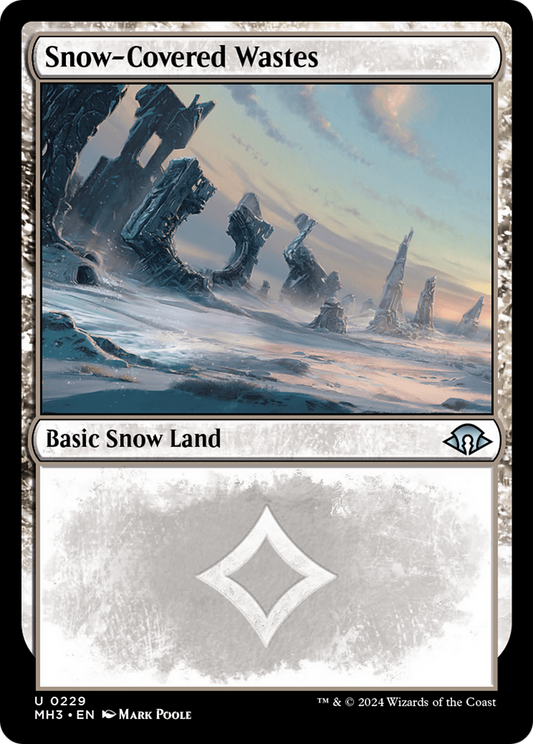 Snow-Covered Wastes (MH3-229) - Modern Horizons 3: (snow) Foil